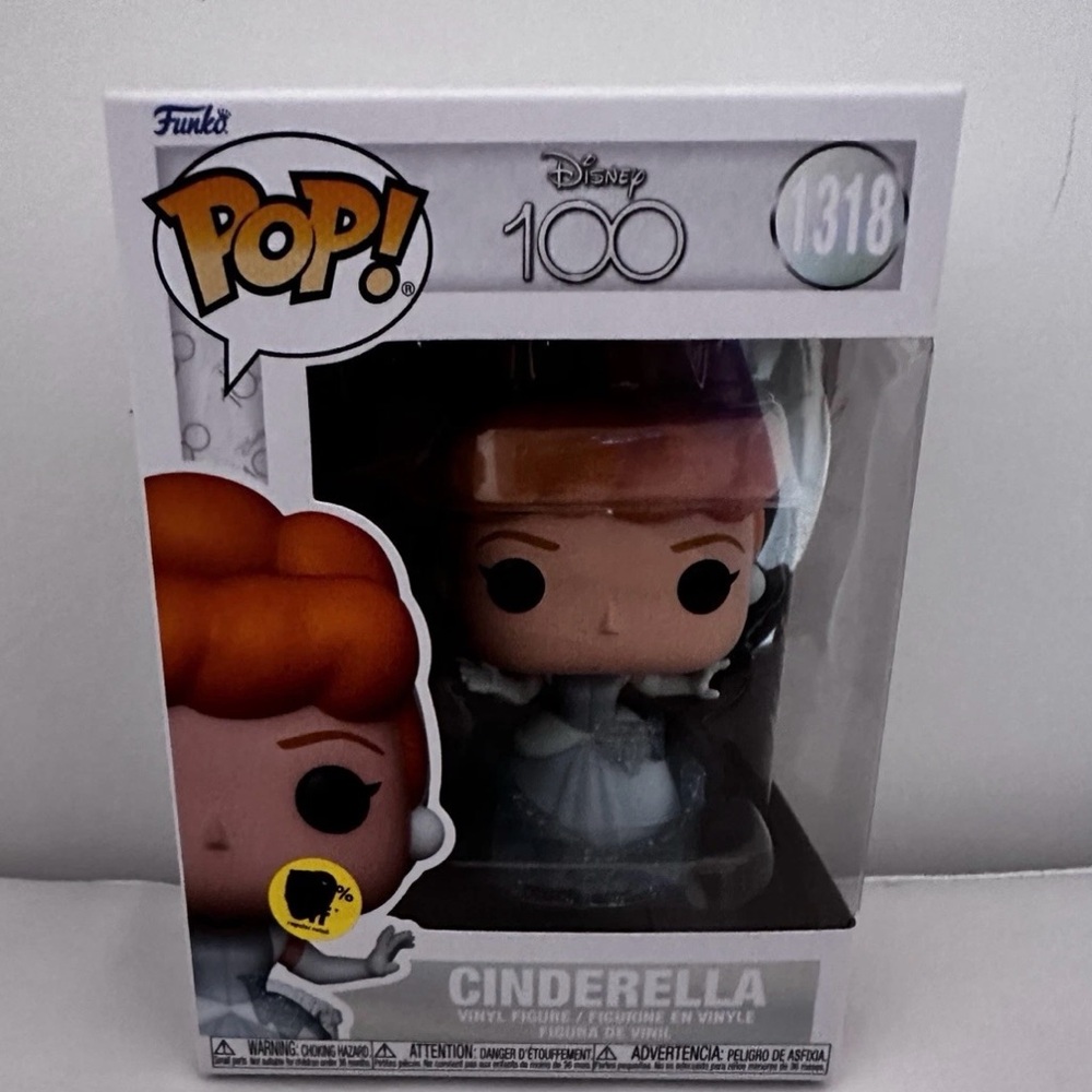 Funko Pop! Disney 100 Cinderella Figure with Red Hair